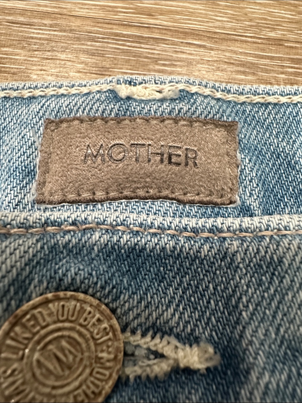 Like New! MOTHER Hustle Patch Pocket Ankle in tune in tune out wash - Picture 2 of 8